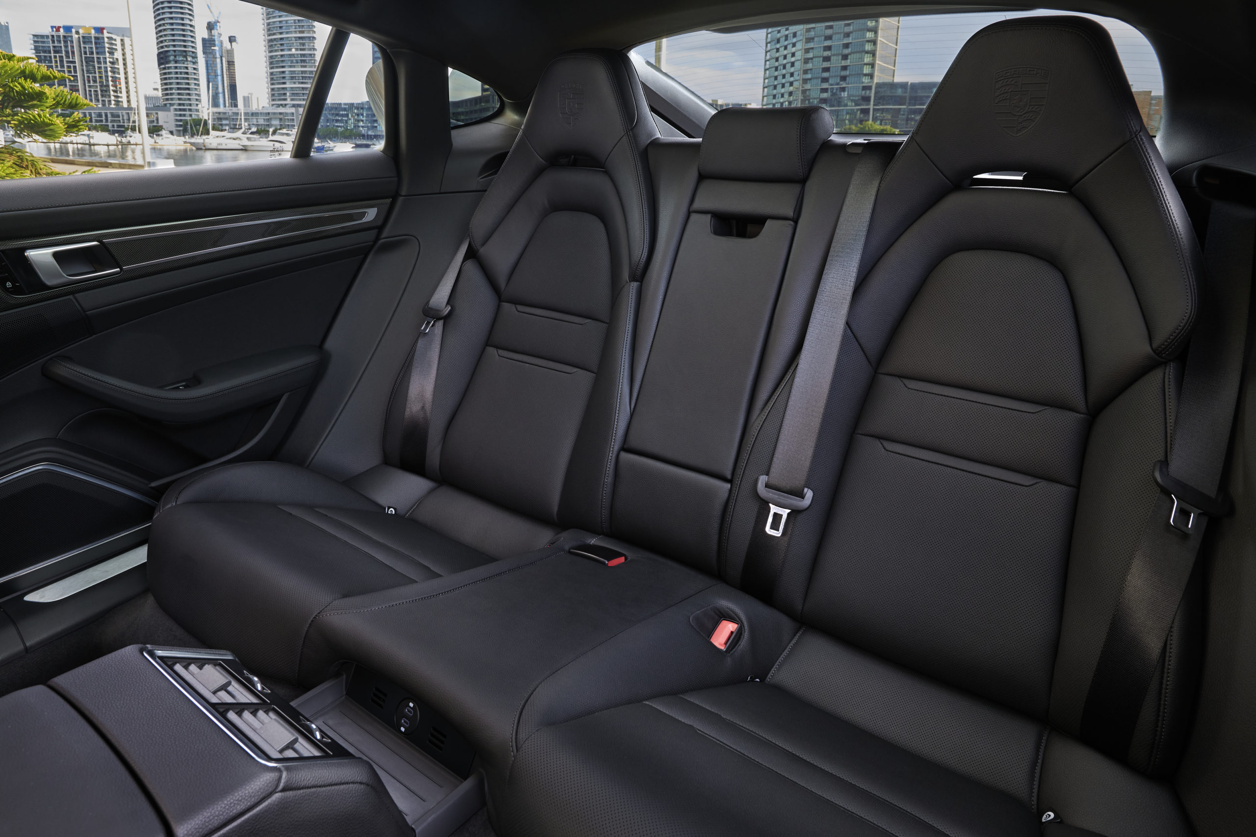 2021 Porsche Panamera Rear Seat Highlights